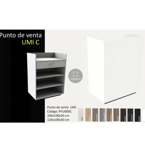 Countertop Display Cases / Commercial Showcase / Racks full vision/ Model UMI C